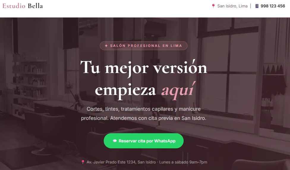 Demo Estudio Bella